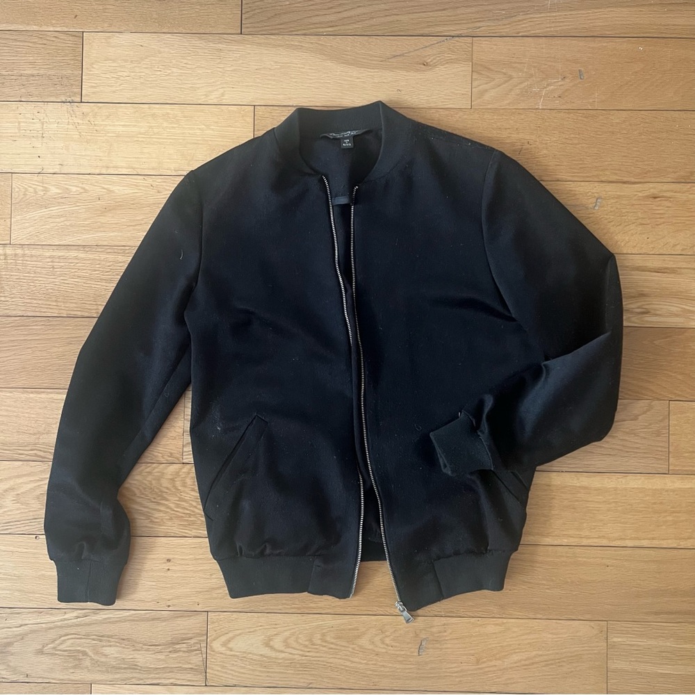 Miss Selfridges Black Bomber Jacket